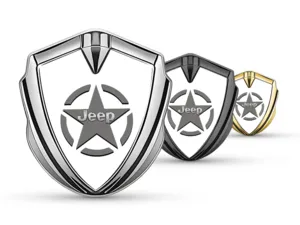 Jeep Cupolato Emblema Badge Look Corse Lucido